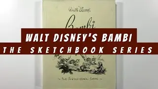 Walt Disney's Bambi The Sketchbook Series (flip through) Artbook