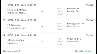 4 matches / SURE ODDS FOR TODAY - FREE FOOTBALL BETTING TIPS + HUGE WINNING ACTION!