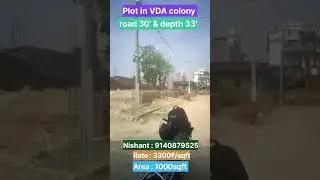 #plot in varanasi VDA colony Chandmari nearest to the market pause & developed colony
