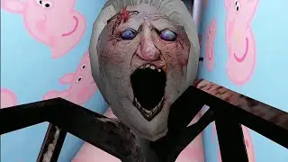 Granny Game Horror Escape Gameplay || Granny peppa pig mod House s01