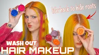 HAIR MAKEUP?! trying GDY&rsquo;s wash out hair dye and I&rsquo;m confused 👩🏼&zwj;🎨🎨