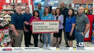 Kentucky Lottery celebrates first $10 Million Powerball Double Play winner