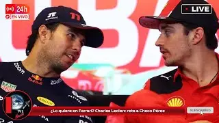 &iquest;Lo quiere en Ferrari? Charles Leclerc reta a Checo P&eacute;rez