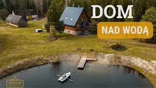 Dom nad wodą | Przepiękna nieruchomość na Kurpiach z własnym stawem w otoczeniu natury.