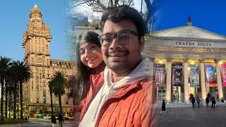 এক সপ্তাহ পর বেরোলাম ;Downtown Montevideo Tour! 🇺🇾✨ (Plaza Independencia)