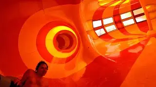 Triple Thunder Hybrid Water Slide at Great Wolf Lodge LaGrange