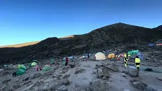 Morning at Barranco Camp - Day 4 - Machame Route to Kilimanjaro