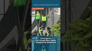 Polis banjiri Kg Sungai Baru bantu pengusiran penduduk | 11 September 2025 #berita #news