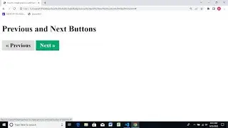 how to create next and previous button in html @technogirl1271