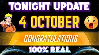 4 October 2024 🔥 FREE FIRE NEW EVENT | UPCOMING UPDATE IN FREE FIRE | TONIGHT UPDATE OF FREE FIRE