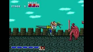 Golden Axe - Mega Drive Longplay (Ax Battler)