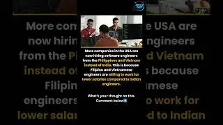 USA Companies ditching indian software engineers