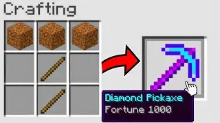 Minecraft, But Crafting is Super OP