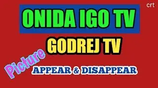 #Onida#Igotv#Picture_problem. How to repair Onida igo tv picture appear and disappear problem.
