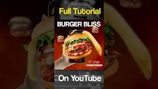 Burger Motion Poster for social media #motiongraphics #aftereffects #adobe