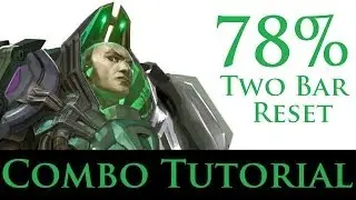 Injustice - Combo Tutorial - Lex Luthor (78% Two Bar Reset)