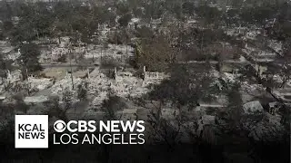 Powerful drone video shows devastating aftermath of Eaton Fire