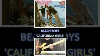CALIFORNIA GIRLS - BEACH BOYS | FRANKS BASS COVERS #shorts2025