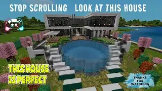 Я построил в Minecraft роскошный современный дом мечты | Экскурсия по вилле моей мечты