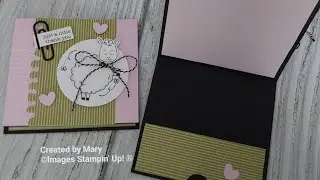 Gift Card Holder featuring Woolly Friends bundle from Stampin' UP!&reg;️
