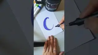 How to write with brushpen|| #viral #brushlettering #shorts #short