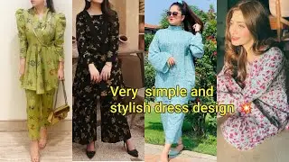 All over printed suit design | beautiful two piece dress design | floral print dress design