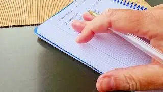  Relaxing Real ASMR Morning | Notebook, Writing & Calm Village Sounds
