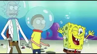 Rick and Morty Meet SpongeBob [OpenAI Sora 2 Cringe] (REUPLOAD)