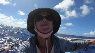 Chit chat rowing with Dr Joe foot steering beautful day D81