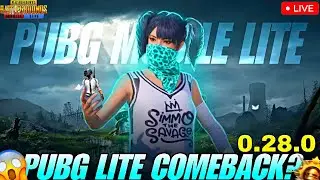 PUBG MOBILE LITE LIVE | PUBG LITE NEW UPDATE 0.28.0 | pubg mobile lite #pubglite #pubglitelive