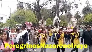PROYECTO KAYPACHA PEREGRINOS NAZARENO IRUYA INGRESAN A LA CATEDRAL
