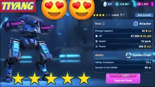 Guardian Mech Rank Upgrade to 5 Stars | Guardian Arena Gameplay | Mech Arena