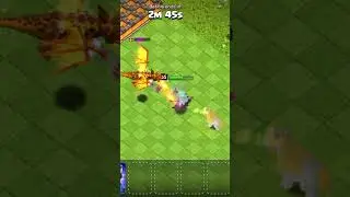 Legendary Ghost Queen Level 84 V's Super Max Dragon attack 🤯 #clashofclans #coc #gaming #fight