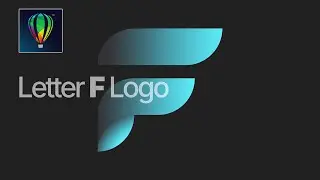 💲 SIMPLE: CorelDraw Logo Design - Make Letter F Logo | Graphic Design Tutorial for Experts/Beginners