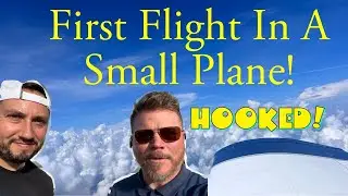 First flight in a small plane! #flying #aviation #pilot @commercialpilot54