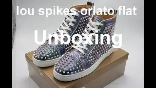 Christian Louboutin Lou Spikes Orlato Flat  Review!!