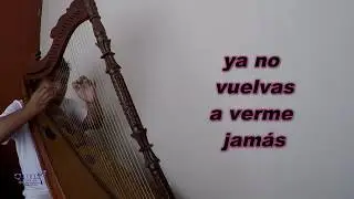 COBARDE - DINA PAUCAR - Karaoke Acústico - Arpa Quilder Rodriguez