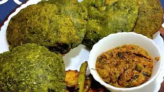 #BathuaKiPuriRecipe #बथूआ_की_पूरी_विधि