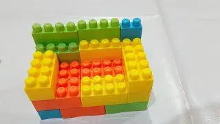 Satisfying DIy blocks colours sofa step by step video 