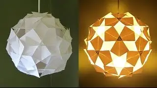 DIY pendant lampshade (clover pattern) - home and room decor - EzyCraft