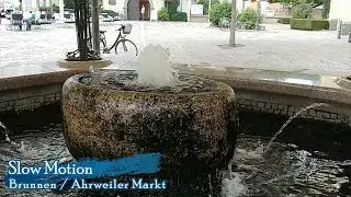 Weinbrunnen ⛲ auf dem Marktplatz in Ahrweiler | Slow Motion