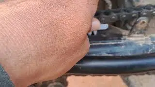 pad (roller chain) swing arm rubber for Mahindra centuro ₹ 20/- installation