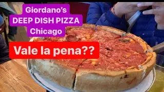 Giordano’s Deep Dish Pizza. En Chicago. Vale la pena ?