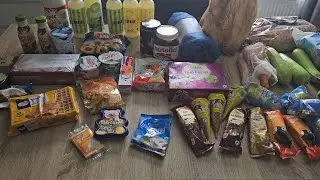 Cumpărături alimentare din Lidl cu preturile afișate