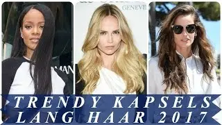 Trendy kapsels lang haar 2017