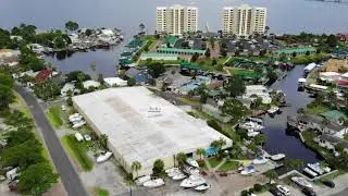 Bayside Marina - 2.23 +/- acres with a 45,000 +/- SF warehouse FOR SALE in Panama City Beach, FL