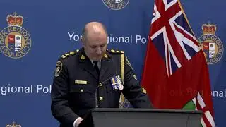 VAUGHAN SHOOTING UPDATE PRESS CONFERENCE - YRP Chief Jim MacSween