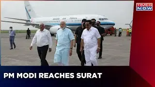 PM Modi Reaches Gujarat, To Lay Foundation Stone Of Various Projects Worth Over Rs 3400 Crore