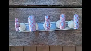 Glammy Nails Valentine Using  SheModern Stamping Polishes