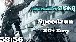 Metal Gear Rising: Revengeance ~ PB - 53:56.92 ~ NG+ Easy | RTA